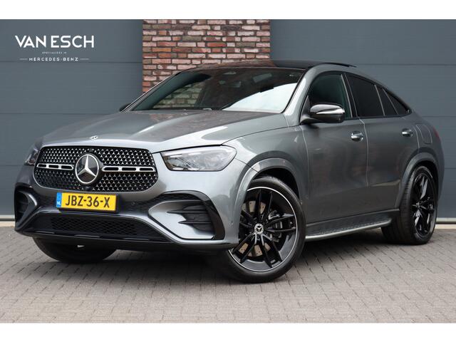 Mercedes-Benz GLE-KLASSE Coupé 350 de 4MATIC AMG Line Premium+ | Facelift | Luchtvering | Distronic | Panoramadak | Trekhaak | Memory | Nappa Leder | Burmester | Stoelventilatie | HUD | Surround Camera |