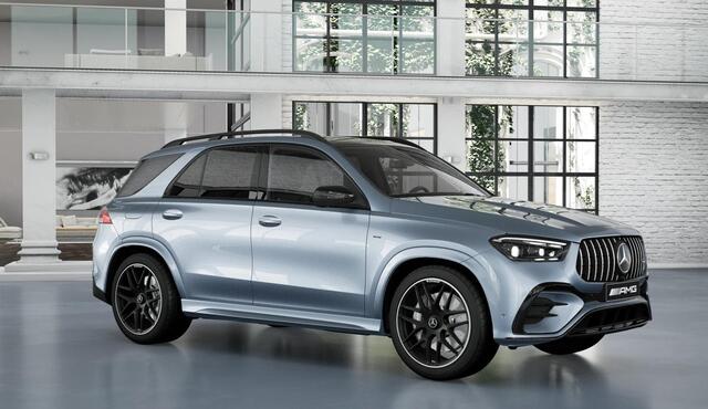 Mercedes-Benz GLE-KLASSE AMG 53 Hybrid 4MATIC+ Night Edition | Premium Plus | Keramische remmen | Panoramaschuifdak | Trekhaak | Treeplanken | 22" lichtmetalen velgen | AIRMATIC | Stoelventilatie |