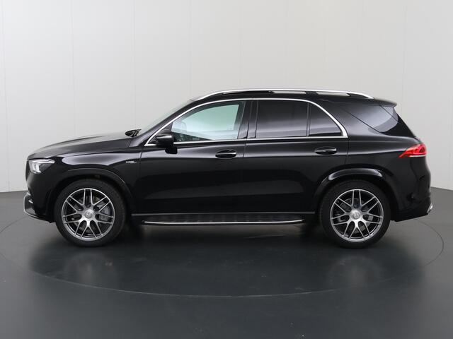 Mercedes-Benz GLE-KLASSE AMG 53 4MATIC+ Premium Plus | Panoramadak | Memory stoelen | Massagestoelen | Stoelventilatie/verwarming | 360 camera | Rijassistentiepakket | Burmester | Trekhaak | 22" velgen |