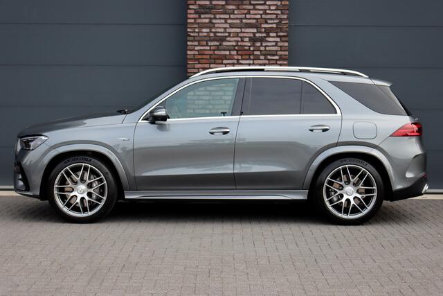 Mercedes-Benz GLE-KLASSE AMG 53 Hybrid 4MATIC+ | Luchtvering | Distronic | Memory | Trekhaak | Panoramadak | Burmester | Keyless Go | Schakelbare Uitlaat | Surround Camera |