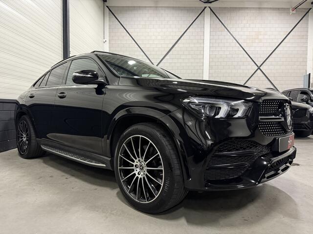 Mercedes-Benz GLE-KLASSE Coupé 350 e 4MATIC AMG PANO/LUCHTVERING/BURMESTER/TREKHAAK/HEAD-UP/ACC/CAMERA/MEMORY+MASSAGE/DISTRONIC/21"/BLACK STYLE/VOLLEDIG MERCEDES DEALER HISTORIE