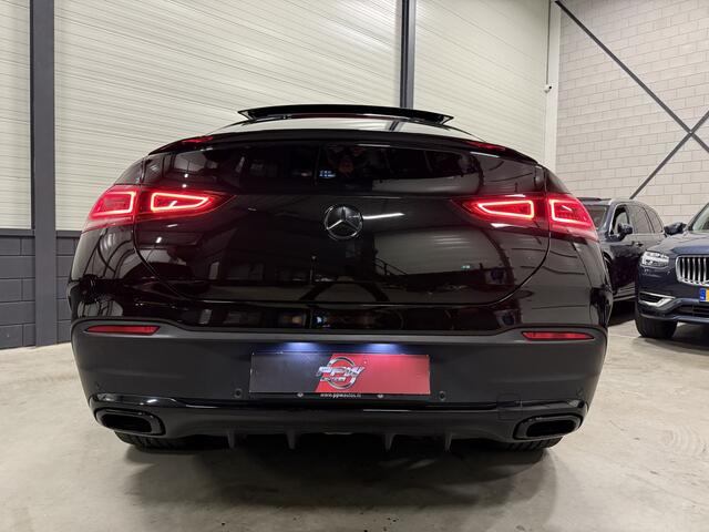 Mercedes-Benz GLE-KLASSE Coupé 350 e 4MATIC AMG PANO/LUCHTVERING/BURMESTER/TREKHAAK/HEAD-UP/ACC/CAMERA/MEMORY+MASSAGE/DISTRONIC/21"/BLACK STYLE/VOLLEDIG MERCEDES DEALER HISTORIE