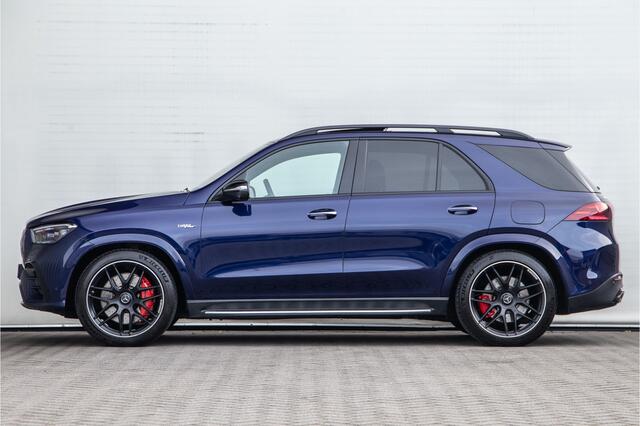Mercedes-Benz GLE-KLASSE AMG 53 Hybrid 4MATIC+ Premium + Manufaktur Mysticblauw , Massage, Burmester, 585pk
