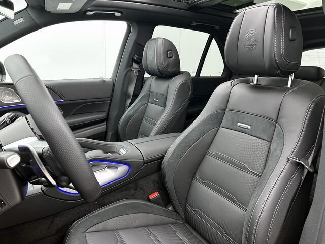 Mercedes-Benz GLE-KLASSE AMG 53 Hybrid 4MATIC+ Night Edition Premium Plus | 22 inch AMG velgen | Trekhaak | Verlichte treeplanken | Winterpakket | Remklauwen in rood | Rijassistentiepakket | Warmtecomfortpakket | AIR BALANCE pakket | Burmester® 3D sound systeem | Multibeam LED |