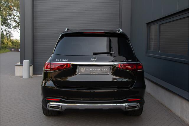 Mercedes-Benz GLS-KLASSE 580 4MATIC+ AMG | Full Option | 7-Persoons | ACC | 360 Camera | Burmester | Lane & Side Assist | E.TH 3300kg | Achterasbesturing | Head Up | Luchtvering | 23" | Treeplanken | 490PK | Apple & Android Carplay | Dealer Onderhouden.