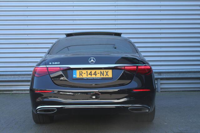 Mercedes-Benz S-KLASSE 580 e 510pk PHEV Lang AMG Line NL-Auto NAP Panoramadak Burmester Clima Cruise HUD 360 Camera VOL