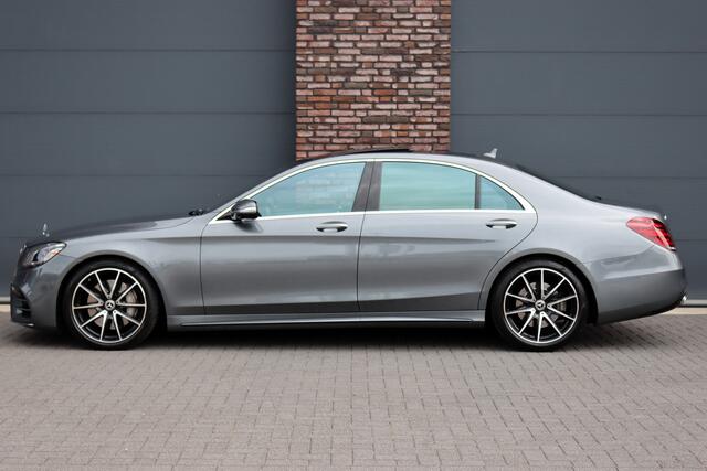 Mercedes-Benz S-KLASSE 400d 4MATIC Lang Premium+ AMG Line | Luchtvering | Distronic+ | HUD | Burmester | Soft-Close | Exclusiefpakket | Stoelventilatie | Standverwarming | Parfumering |