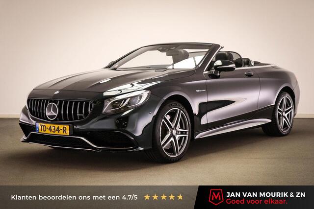 Mercedes-Benz S-KLASSE Cabrio AMG 63 4Matic | RIJASSISTENTIE PACK | HEAD UP | STOELKOELING | 360 CAMERA | 20"
