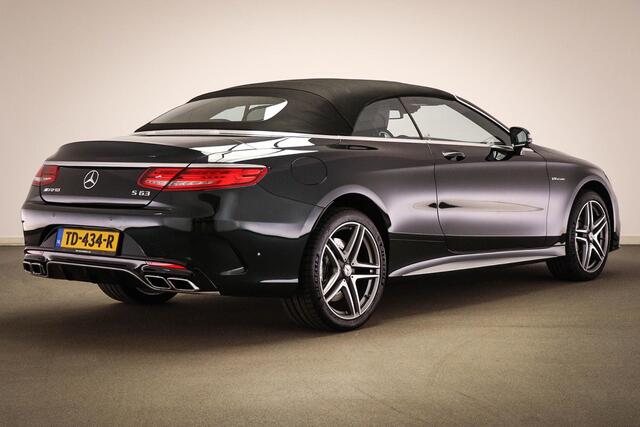 Mercedes-Benz S-KLASSE Cabrio AMG 63 4Matic | RIJASSISTENTIE PACK | HEAD UP | STOELKOELING | 360 CAMERA | 20"