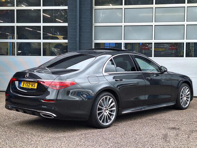 Mercedes-Benz S-KLASSE 450 e AMG Line | Panoramadak | Nappaleder beige | Burmester | Memory pakket | Stoelventilatie | Multibeam LED | Elektrische achterklep