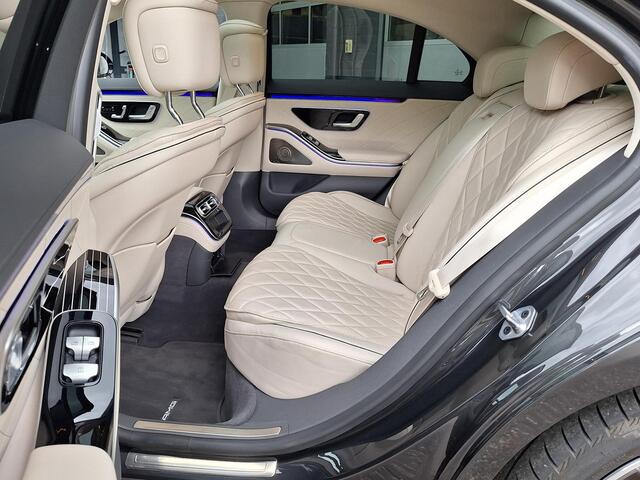 Mercedes-Benz S-KLASSE 450 e AMG Line | Panoramadak | Nappaleder beige | Burmester | Memory pakket | Stoelventilatie | Multibeam LED | Elektrische achterklep
