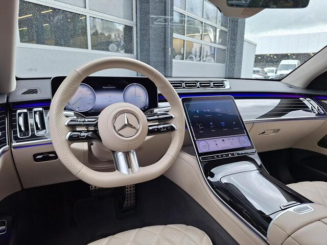 Mercedes-Benz S-KLASSE 450 e AMG Line | Panoramadak | Nappaleder beige | Burmester | Memory pakket | Stoelventilatie | Multibeam LED | Elektrische achterklep