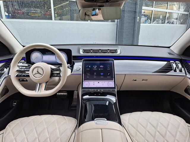 Mercedes-Benz S-KLASSE 450 e AMG Line | Panoramadak | Nappaleder beige | Burmester | Memory pakket | Stoelventilatie | Multibeam LED | Elektrische achterklep