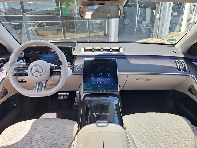 Mercedes-Benz S-KLASSE 500 4MATIC Lang AMG Line | Panoramadak | Burmester | 360? camera | Nappaleder Beige | Massage stoelen | Memory pakket voor + achter | HUD | Achterasbesturing | Keyless-GO | Zonnescherm pakket | DIGITAL LIGHT | Elektrische achterklep