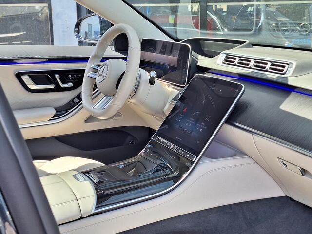 Mercedes-Benz S-KLASSE 500 4MATIC Lang AMG Line | Panoramadak | Burmester | 360? camera | Nappaleder Beige | Massage stoelen | Memory pakket voor + achter | HUD | Achterasbesturing | Keyless-GO | Zonnescherm pakket | DIGITAL LIGHT | Elektrische achterklep