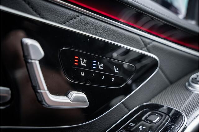 Mercedes-Benz S-KLASSE 500 4MATIC Lang AMG Line ** Achterasbesturing ** Panodak ** HUD ** Burmester Premium Plus ** 21inch ** Ventilatie ** Massage