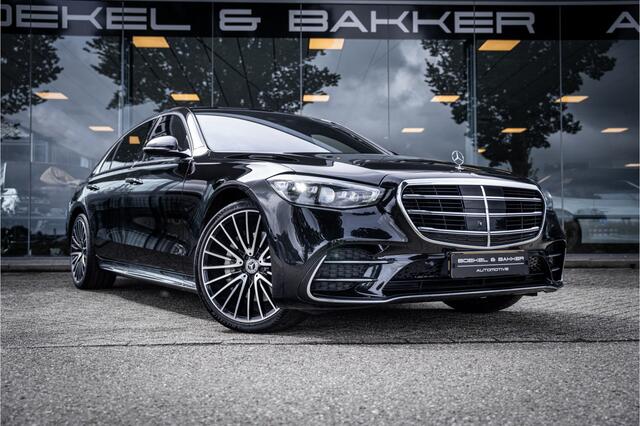 Mercedes-Benz S-KLASSE 500 4MATIC Lang AMG Line ** Achterasbesturing ** Panodak ** HUD ** Burmester Premium Plus ** 21inch ** Ventilatie ** Massage