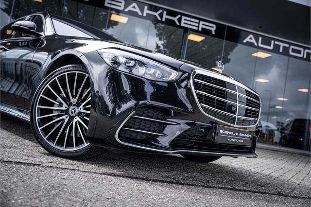 Mercedes-Benz S-KLASSE 500 4MATIC Lang AMG Line ** Achterasbesturing ** Panodak ** HUD ** Burmester Premium Plus ** 21inch ** Ventilatie ** Massage