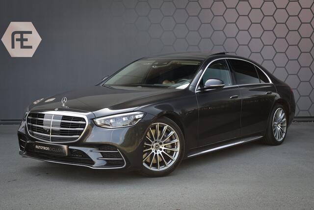 Mercedes-Benz S-KLASSE 500 4MATIC Lang AMG Line | BURMESTER HIGH END 4D | ADAPTIVE CRUISE CONTROL | STOELVERARMING & VERKOELING | MASSAGE | LANG | LEDERE DASHBOARD | STUURVERWARMING | 360 CAMERA | SFEERVERLICHTING | ELEKTRISCHE ACHTERKLEP |
