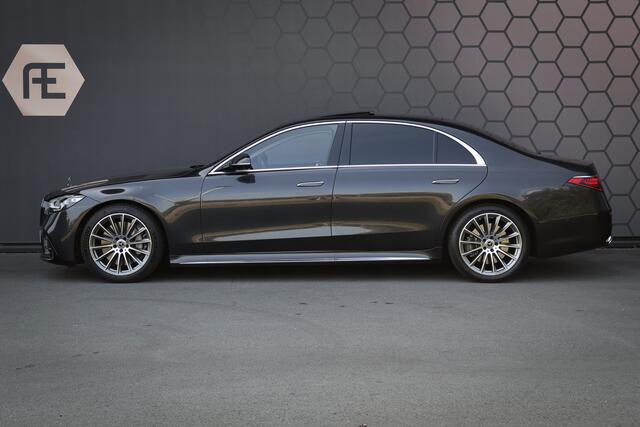 Mercedes-Benz S-KLASSE 500 4MATIC Lang AMG Line | BURMESTER HIGH END 4D | ADAPTIVE CRUISE CONTROL | STOELVERARMING & VERKOELING | MASSAGE | LANG | LEDERE DASHBOARD | STUURVERWARMING | 360 CAMERA | SFEERVERLICHTING | ELEKTRISCHE ACHTERKLEP |