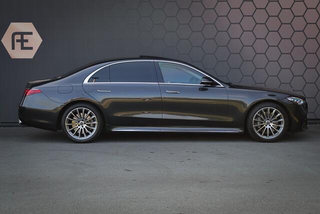 Mercedes-Benz S-KLASSE 500 4MATIC Lang AMG Line | BURMESTER HIGH END 4D | ADAPTIVE CRUISE CONTROL | STOELVERARMING & VERKOELING | MASSAGE | LANG | LEDERE DASHBOARD | STUURVERWARMING | 360 CAMERA | SFEERVERLICHTING | ELEKTRISCHE ACHTERKLEP |