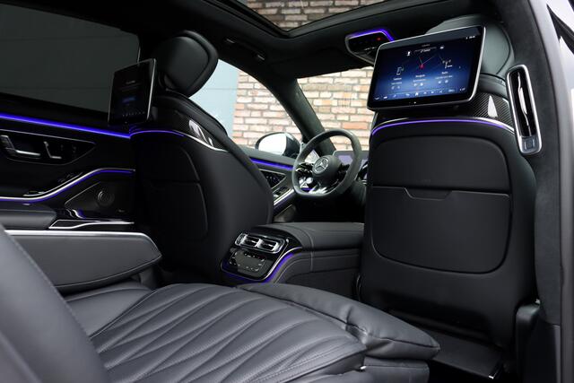 Mercedes-Benz S-KLASSE AMG 63 S E Performance Aut9 | 802pk | Achterasbesturing | Carbon | Distronic+ | HUD | Chauffeurspakket | Entertainmentpakket Achter | Stoelventilatie V+A | Vlakkenverwarming | Zonweringspakket |