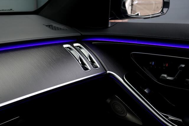 Mercedes-Benz S-KLASSE 400d 4MATIC Lang AMG Line Aut9 | Airmatic | Achterasbesturing | Distronic+ | Memory | Stoelventilatie | Massage | Panoramadak | Vlakkenverwarming | Zonweringspakket | Luchtreinigingspakket |