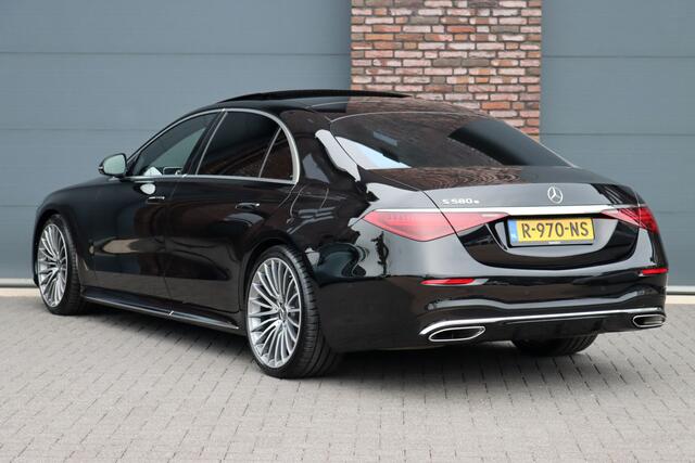 Mercedes-Benz S-KLASSE 580 e Lang AMG Line Premium+ | Airmatic | Distronic+ | 3D-Display | MBUX Tablet | Digital Light | Stoelventilatie | Verwarmd Stuurwiel | Massage | HUD | Vlakkenverwarming |