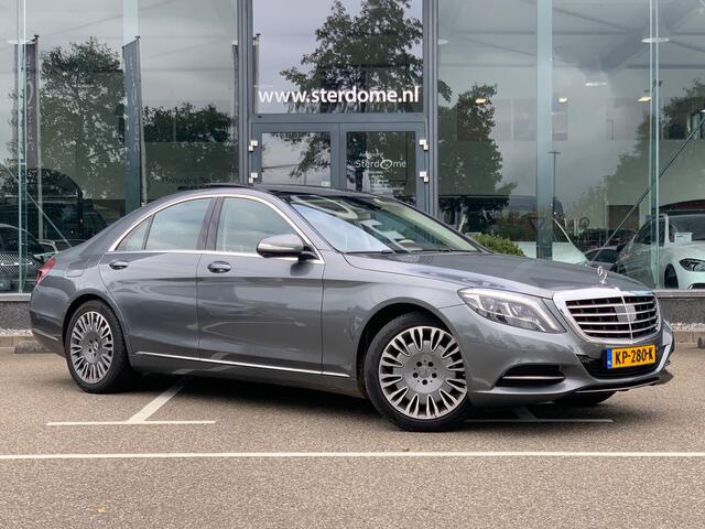 Mercedes-Benz S-KLASSE 350 BlueTEC Prestige Plus l Airmatic l Panoramadak l Camera l Sluitbekrachtiging l Distronic l Memory- pakket l Comand l LEDER BEIGE l Memory l Burmester l Distronic l Stoelverwarming en stoelkoeling l LED intelligent Light l