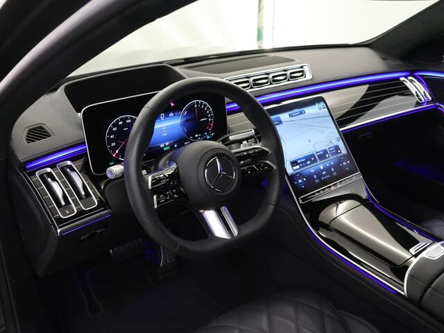 Mercedes-Benz S-KLASSE 580 e 4MATIC Lang AMG Line | Entertainment achter | Chauffeurpakket | Massage voor en achter | Microvezel hemelbekleding | Night pakket |