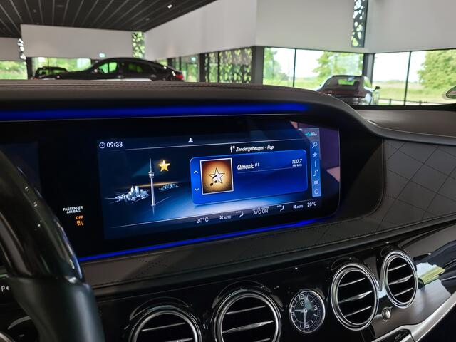 Mercedes-Benz S-KLASSE 560 Lang 4-M AMG Exclusive|4*massage/koeling|20"|entertainment|standkachel|HUD|nachtzicht