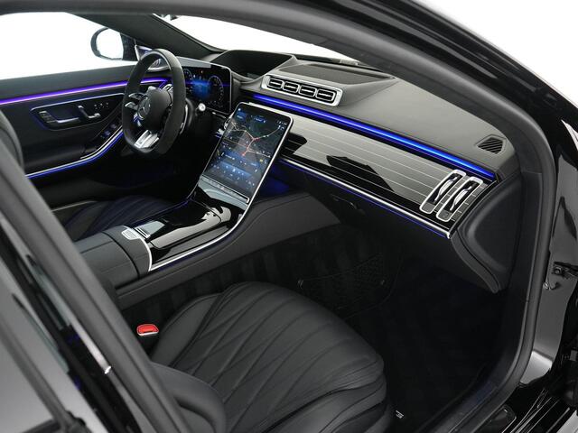 Mercedes-Benz S-KLASSE 63S AMG 802pk E Performance |pano|Burmester High end|chauffeurspakket|achteras besturing|rearseat infotainmentHUD|360 camera|digital LED|memory|Apple Carplay|