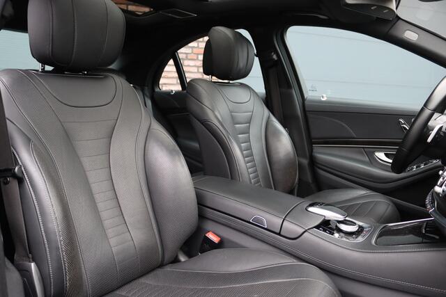 Mercedes-Benz S-KLASSE 350d | Distronic+ | Memory | Massage | Burmester | Panoramadak | Stoelventilatie | HUD | Nappa Leder | Surround Camera | Trekhaak | Soft Close | Luchtkwaliteitspakket |