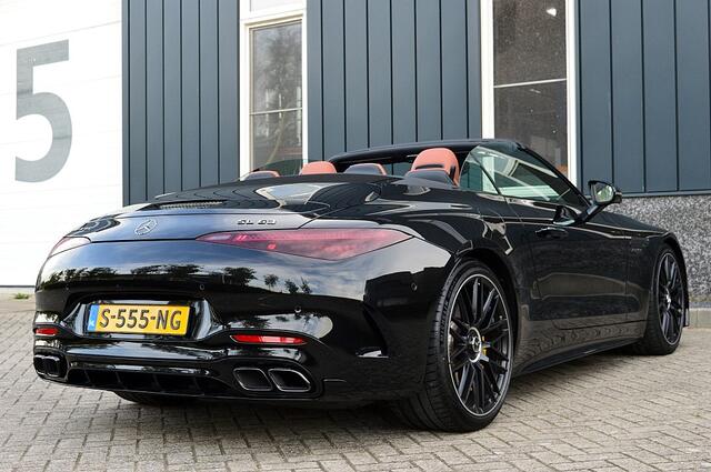 Mercedes-Benz SL-KLASSE Roadster 63 4MATIC+ Leder Led Stoel massage Stoel koeling burmester 1e Eigenaar Verlengde fabrieksgarantie