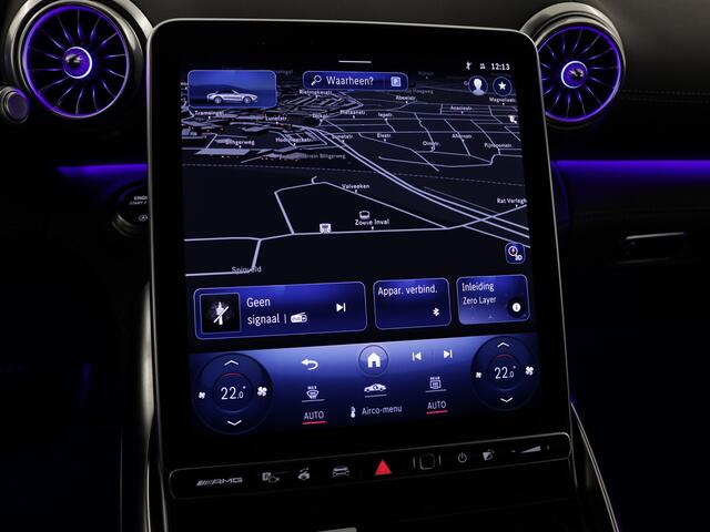 Mercedes-Benz SL-KLASSE Roadster 43 | AMG DYNAMIC PLUS pakket | AMG Nightpakket | V8 Stylingpakket exterieur | 21" 10-dubbelspaaks gesmede AMG-velgen, zilver | ENERGIZING-pakket | Burmester Surround Sound systeem | Parkeerpakket met achteruitrijcamera |