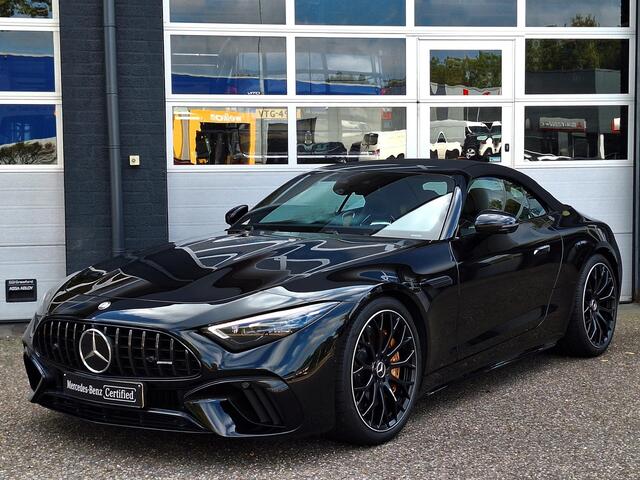 Mercedes-Benz SL-KLASSE Roadster AMG 63 4MATIC+ | AMG Carbon | AMG Nightpakket II | Burmester High-End 3D | Rijassistentiepakket | 360°Camera | Head-up display