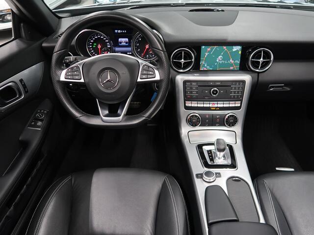 Mercedes-Benz SLC-KLASSE 200 Panoramadak Airco Navigatie Leer Nekverwarming Sportstoelen Automaat Sportvelgen Lage km.stand Zeer nette staat LED 2e eigenaar