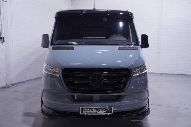 Mercedes-Benz SPRINTER 215 CDI 150 pk Black&Grey Edition L2H1 Airco, 18" LMV, Bumpers in Kleur, Zonneklep, Grille Zwart, 2-Zits