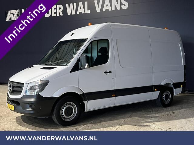 Mercedes-Benz SPRINTER 316 CDI 164pk L2H2 inrichting Euro6 Airco | 2800kg trekhaak | Omvormer Cruisecontrol, Parkeersensoren