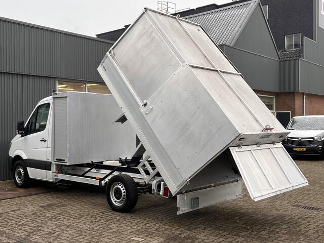 Mercedes-Benz SPRINTER 316 2.2 CDI 366 Veegvuilkipper Airco Trekhaak 2000kg Telefoonverbinding 2-Persoons 1e eigenaar ex overheid open laadbak Kipper Pick-up Kieper Euro 6 Vuilniswagen Snipperwagen