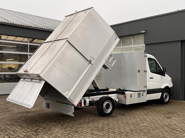 Mercedes-Benz SPRINTER 316 2.2 CDI 366 Veegvuilkipper Airco Trekhaak 2000kg Telefoonverbinding 2-Persoons 1e eigenaar ex overheid open laadbak Kipper Pick-up Kieper Euro 6 Vuilniswagen Snipperwagen