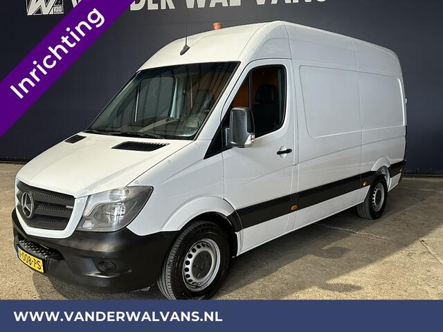 Mercedes-Benz SPRINTER 316 CDI 164pk L2H2 inrichting Euro6 Airco | Omvormer | Camera | 2800kg Trekhaak Cruisecontrol, Chauffeursstoel