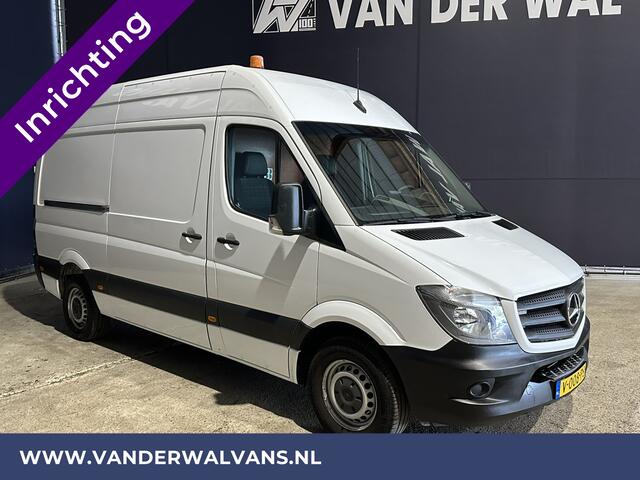 Mercedes-Benz SPRINTER 316 CDI 164pk L2H2 inrichting Euro6 Airco | Omvormer | Camera | 2800kg Trekhaak Cruisecontrol, Chauffeursstoel