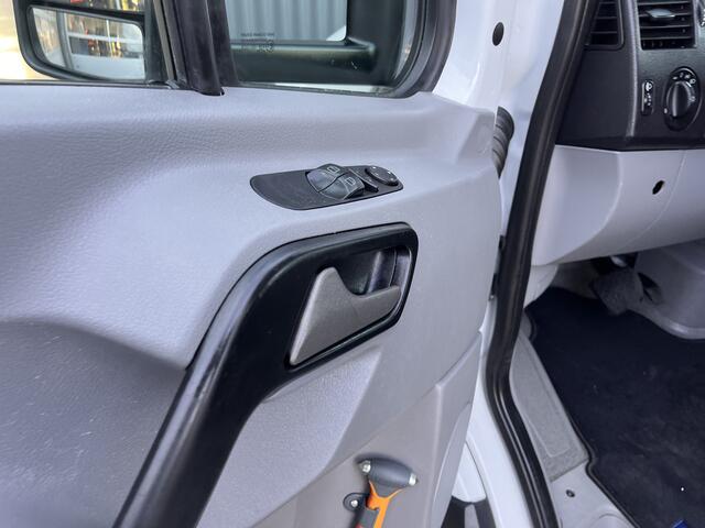 Mercedes-Benz SPRINTER 513 CDI 366 Hiab Laadkraan 018T Trekhaak 2000 kg Airco 6 persoons uitvoering Open laadbak Pick-up Euro 6 Verkeersbord Actiebord Pijlenbord Bakwagen P-up Tachograaf 1e eigenaar ex gemeente