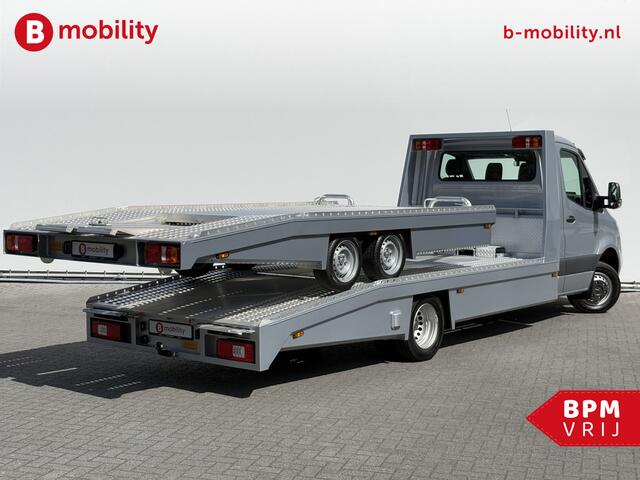 Mercedes-Benz SPRINTER 519 CDI Tijhof AluLiner Luchtvering NIEUW! MJ.2025 Autotransporter/ Oprijwagen | Leer | Zonneklep | Lier | 3-Zitplaatsen | Apple CarPlay | DAB | Adaptive Cruise Control | Navigatie | Trekhaak