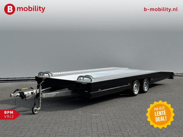 Mercedes-Benz SPRINTER 519 CDI Tijhof AluLiner Luchtvering+TA35-ANN Aanhanger 3.500kg Autotransporter/ Oprijwagen | Leer | Lier | 3-Zitplaatsen | Apple CarPlay | DAB | Adaptive Cruise Control | Navigatie | Trekhaak