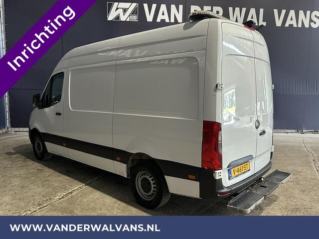 Mercedes-Benz SPRINTER 316 CDI 164pk L2H2 inrichting Euro6 Airco | 2800kg Trekhaak | Camera | Apple Carplay | Parkeersensoren inklapbare spiegels, standkachel, cruisecontrol, MBUX, Android auto