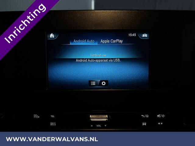 Mercedes-Benz SPRINTER 316 CDI 164pk L2H2 inrichting Euro6 Airco | 2800kg Trekhaak | Camera | Apple Carplay | Parkeersensoren inklapbare spiegels, standkachel, cruisecontrol, MBUX, Android auto