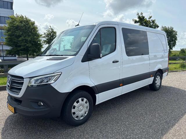 Mercedes-Benz SPRINTER 317CDI L2H1 Dubbelcabine 6+1 Pers Automaat Airco Navi Camera 3500KG Trekhaak NIEUW BPM VRIJ