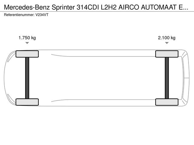 Mercedes-Benz SPRINTER 314CDI L2H2 AIRCO AUTOMAAT EURO6